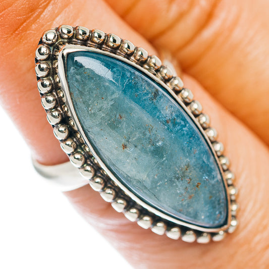 Aquamarine Ring Size 7 (German Silver)
