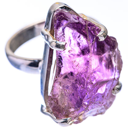 Amethyst Crystal Ring Size 8.25 (925 Sterling Silver) R140694