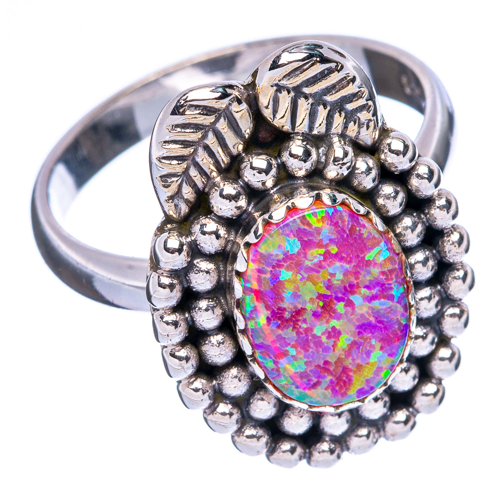 Synthetic Opal Ring Size 8 (925 Sterling Silver) R146324