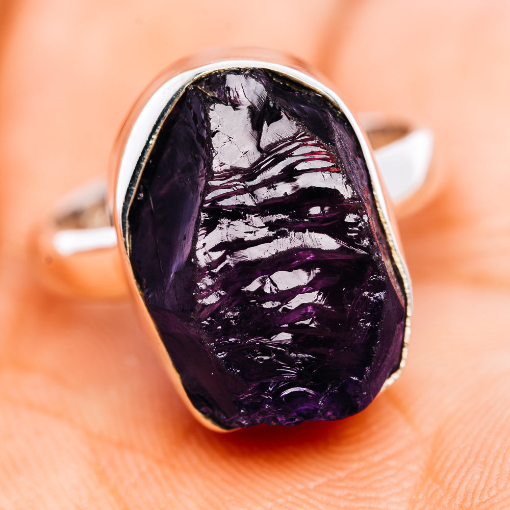 Amethyst Ring Size 6.5 (.925 Sterling Silver)