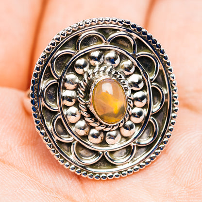 Ethiopian Opal Ring Size 8.5 (.925 Sterling Silver)