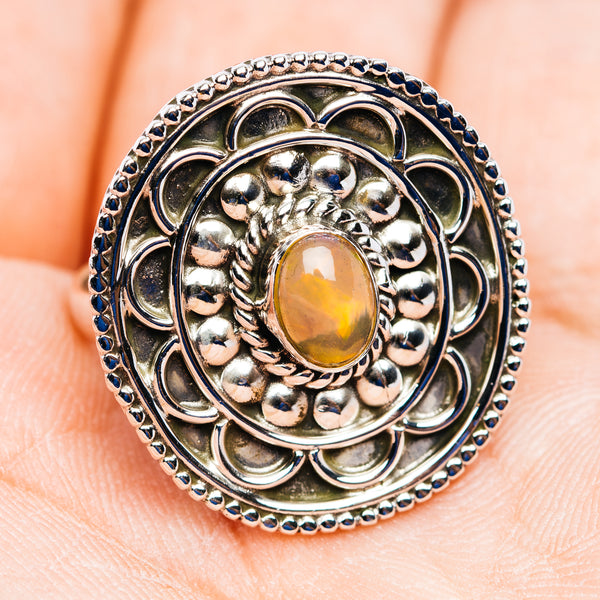 Ethiopian Opal Ring Size 8.5 (.925 Sterling Silver)