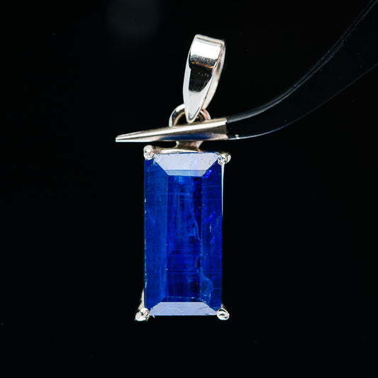 8.83ct Faceted Kyanite Pendant 1" (.925 Sterling Silver)