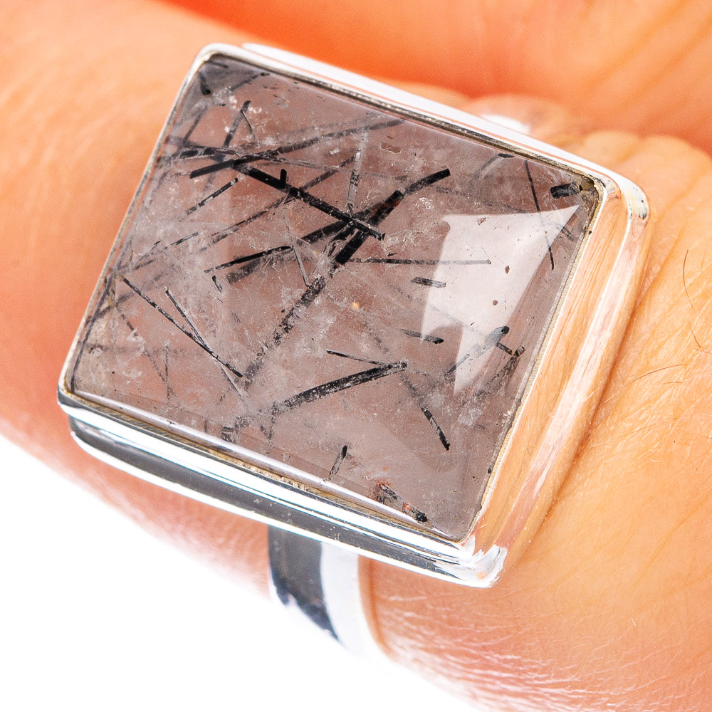 Tourmalinated Quartz Ring Size 7 (925 Sterling Silver) R144272
