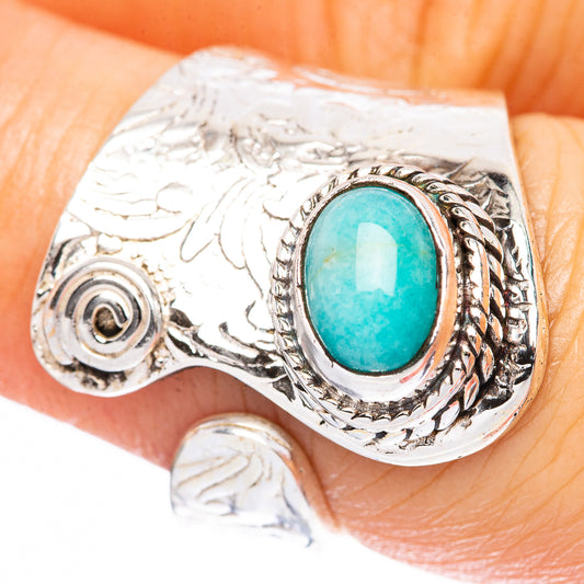 Amazonite Ring Size 6.25 (925 Sterling Silver) R3766