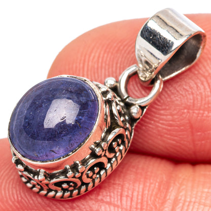 Rare  Tanzanite Pendants 7/8" (925 Sterling Silver) P42329