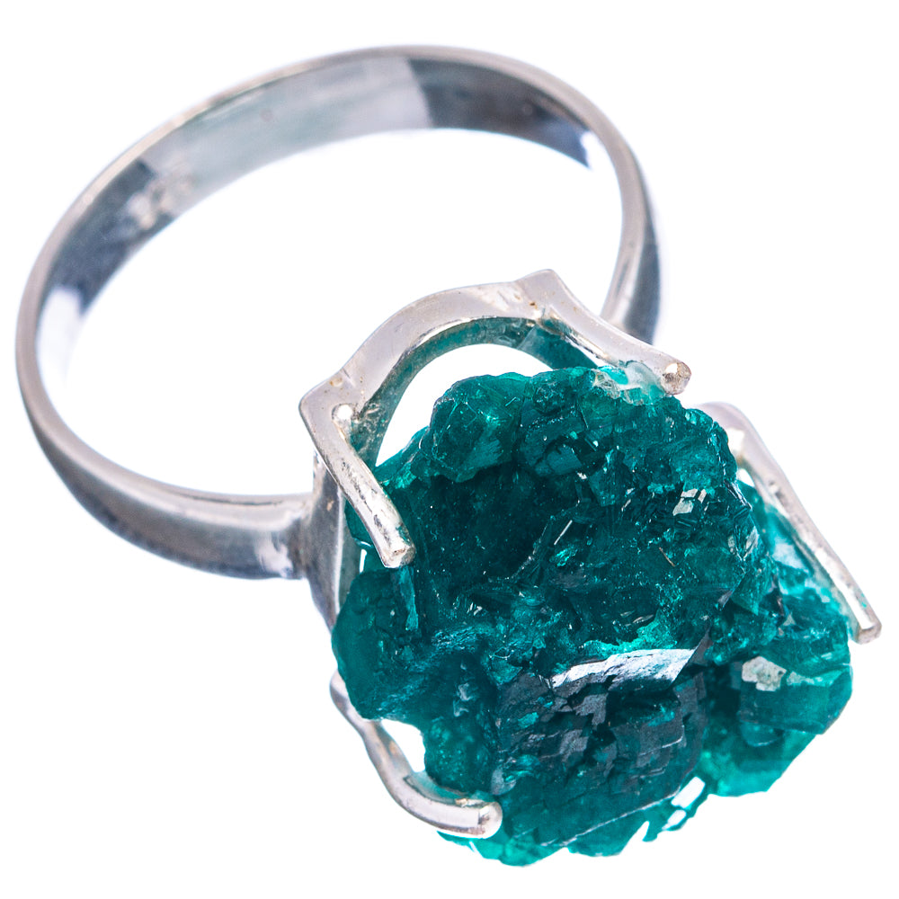 Dioptase Ring Size 8 (.925 Sterling Silver)