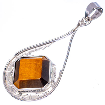Asc Premium Tiger Eye Pendant 2" (925 Sterling Silver) P42265