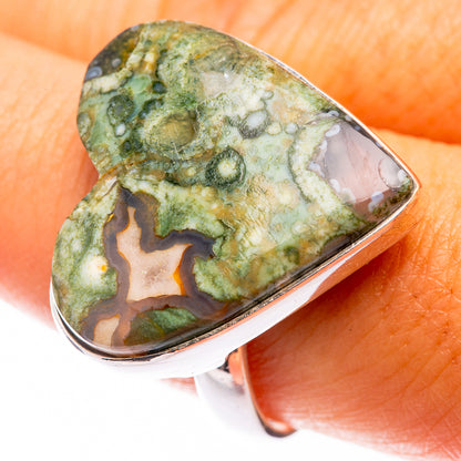 Large Rainforest Opal Ring Size 9 (925 Sterling Silver) R141441