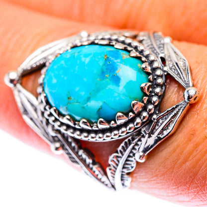 Chrysocolla Ring Size 8 (925 Sterling Silver) RING140113
