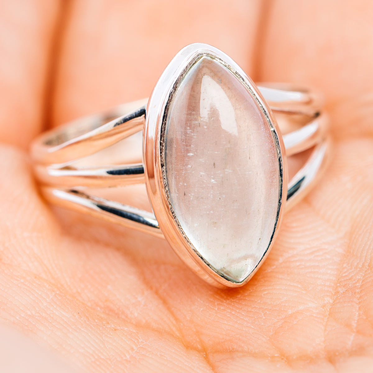 Premium Aquamarine Ring Size 10 (.925 Sterling Silver)