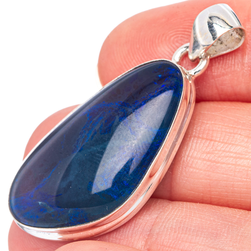 Rare Triplet Opal Pendant 1 5/8" (925 Sterling Silver) P41356