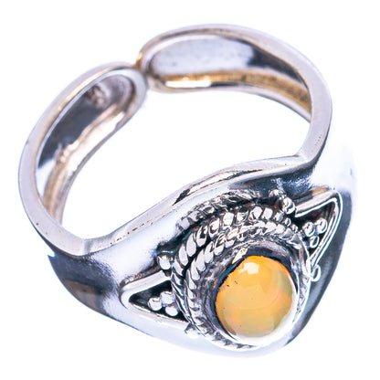 Rare  Ethiopian Opal Ring Size 6.75 (925 Sterling Silver) R3703