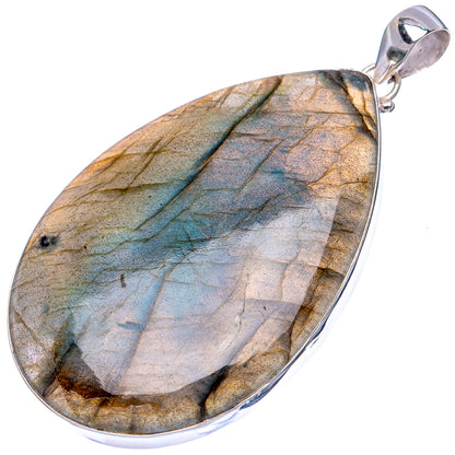 Labradorite Pendant 2 7/8" (925 Sterling Silver) P43175