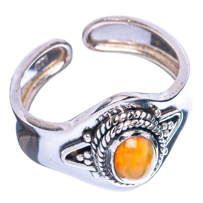 Rare  Ethiopian Opal Ring Size 7 (925 Sterling Silver) R3706