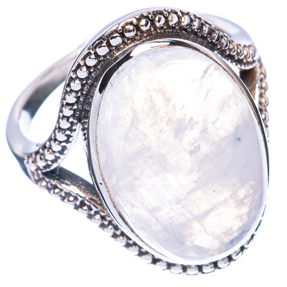 Rainbow Moonstone Ring Size 7 (925 Sterling Silver) R2812