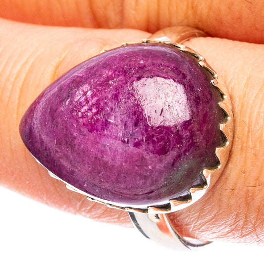 Ruby 925 Sterling Silver Ring Size 9.5 (925 Sterling Silver) R6053