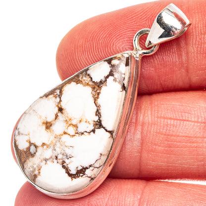 Wild Horse Jasper Pendant 1 1/2" (.925 Sterling Silver)