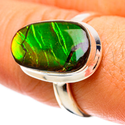 Ammolite Ring Size 8 (925 Sterling Silver) RING138861