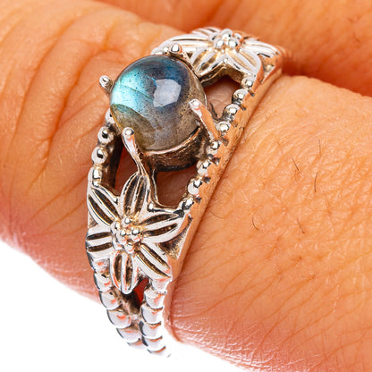 Labradorite Ring Size 8.5 (925 Sterling Silver) R146328