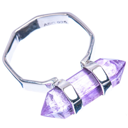 Premium Faceted Amethyst 925 Sterling Silver Ring Size 8 (925 Sterling Silver) R2696