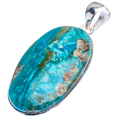 Peruvian Opal Pendant 1 5/8" (925 Sterling Silver) PD38475