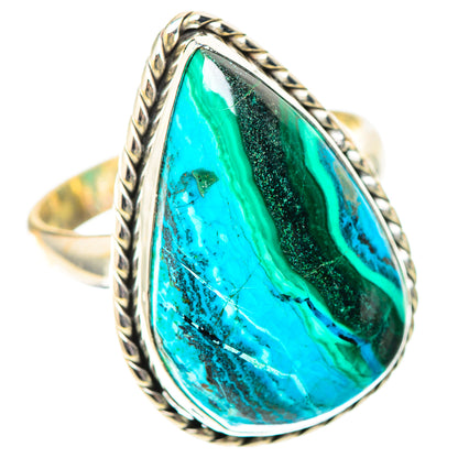 Malachite In Chrysocolla Ring Size 9.5 (925 Sterling Silver) RING138864