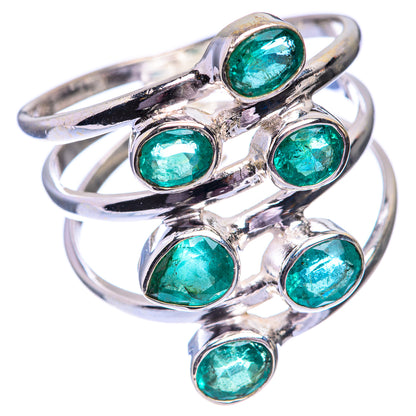 Zambian Emerald Ring Size 9.5 (925 Sterling Silver) R140578
