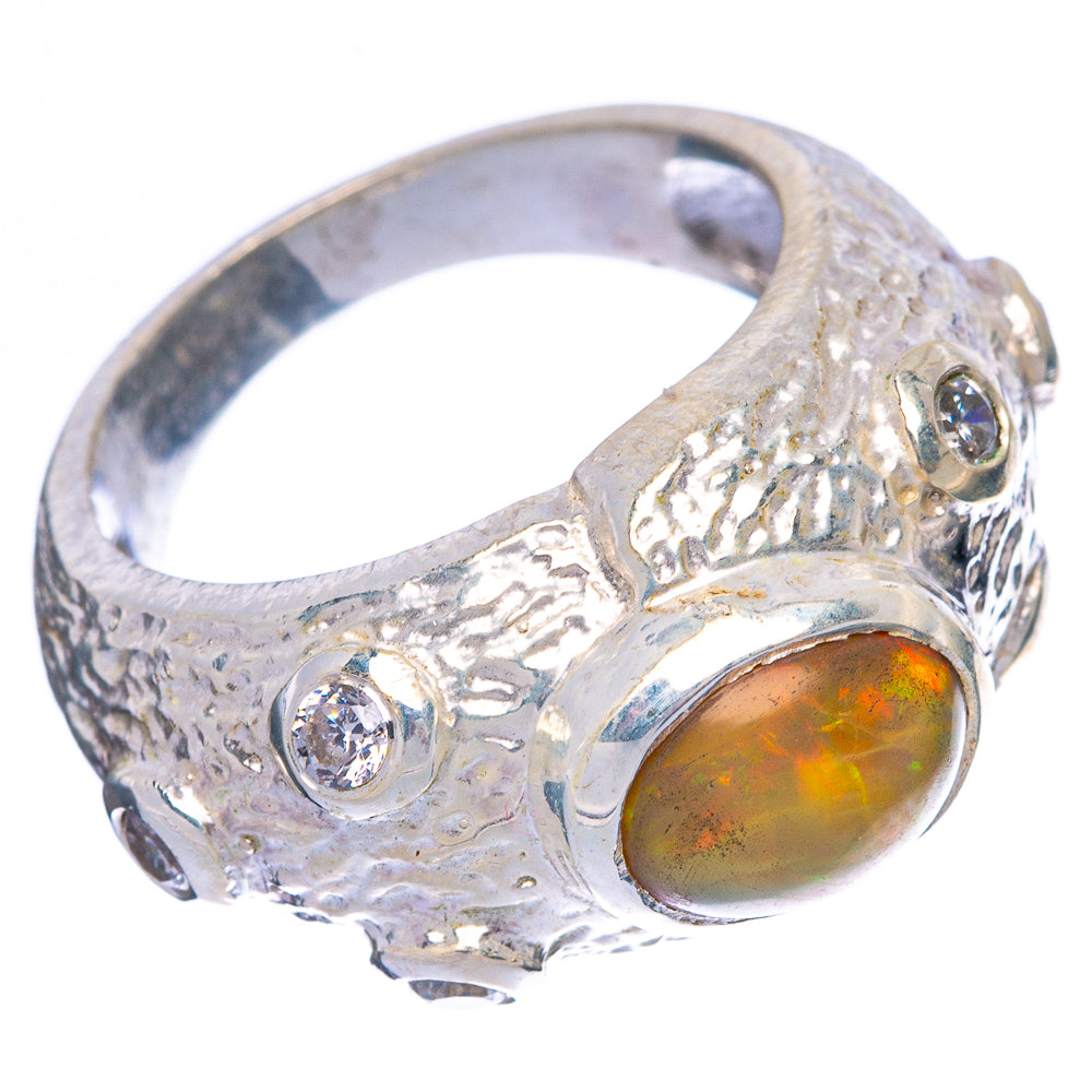 Rare Ethiopian Opal Ring Size 5.75 (925 Sterling Silver) R145982