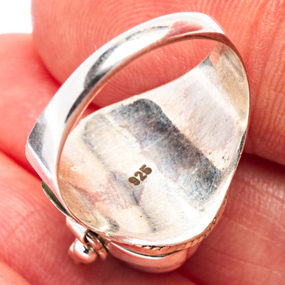 Citrine Poison Ring Size 6.75 (.925 Sterling Silver)