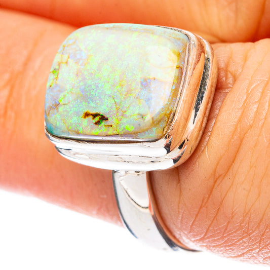 Rare Sterling Opal Ring Size 6.75 (925 Sterling Silver) R4320