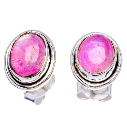 Cotton Candy Turquoise Earrings 3/8" (.925 Sterling Silver)