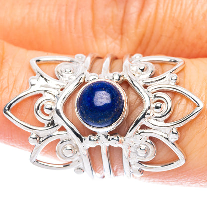 Premium Lapis Lazuli Ring Size 6.75 (925 Sterling Silver) R2641