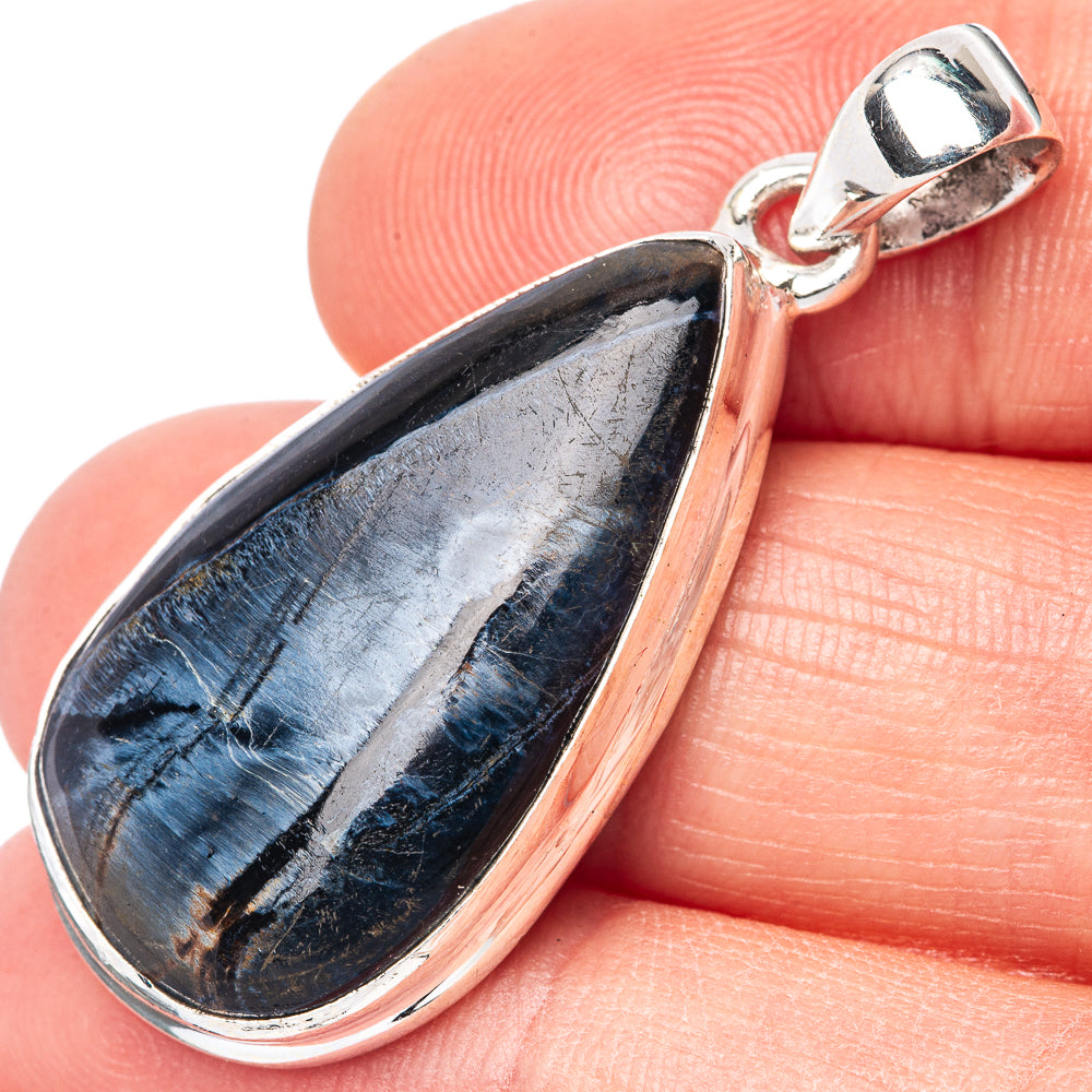 Pietersite Pendant 1 5/8" (925 Sterling Silver) P42802