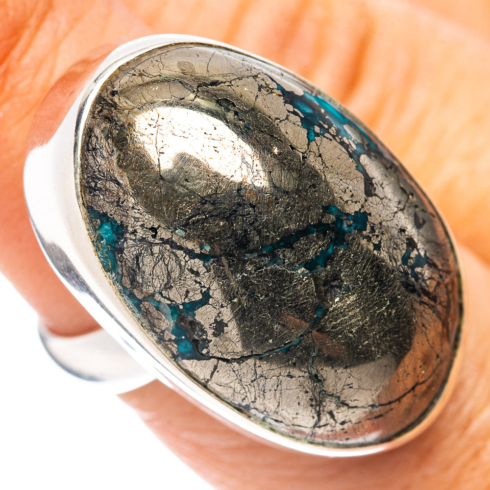 Premium Persian Turquoise Ring Size 6 Adjustable (.925 Sterling Silver)