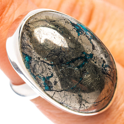 Premium Persian Turquoise Ring Size 6 Adjustable (.925 Sterling Silver)