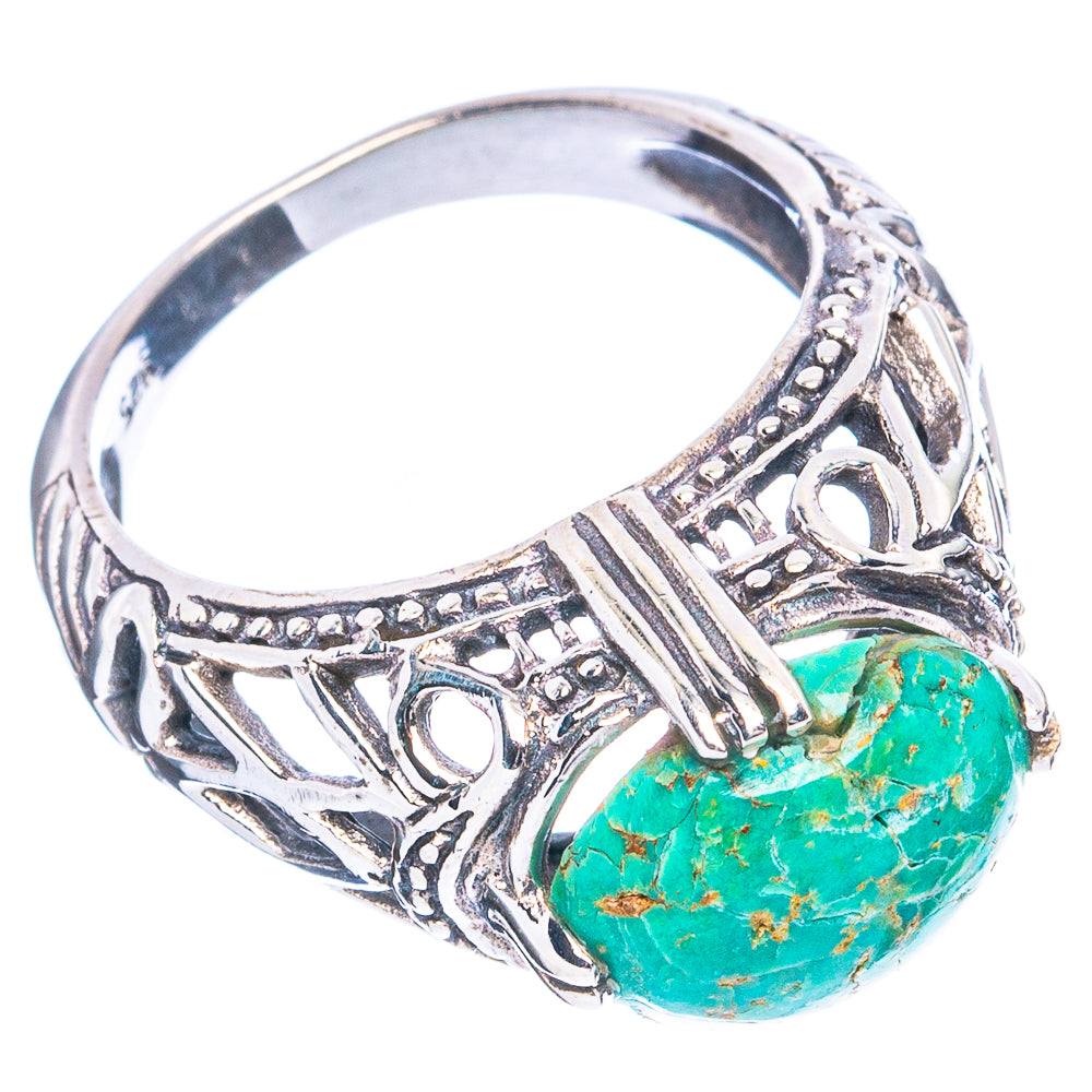 Rare Arizona Turquoise Ring Size 7 (925 Sterling Silver) R4823