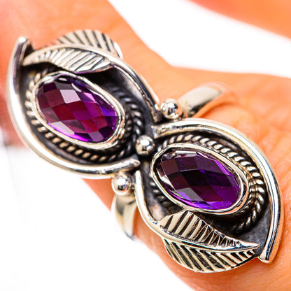Large Amethyst 925 Sterling Silver Ring Size 6.25 (925 Sterling Silver) RING139681