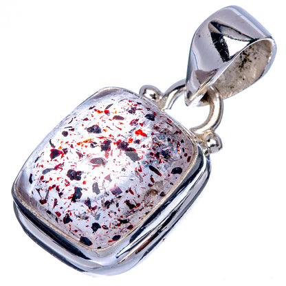 Rare Super Seven Pendant 1 1/8" (925 Sterling Silver) P39972