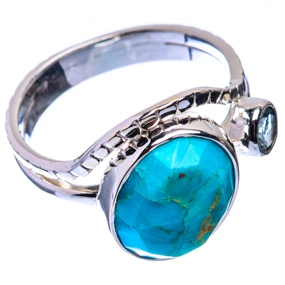Premium Tibetan Turquoise Ring Size 8.25 (925 Sterling Silver) R141737
