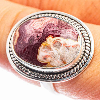 Ocean Jasper Ring Size 8.25 (925 Sterling Silver) R142007