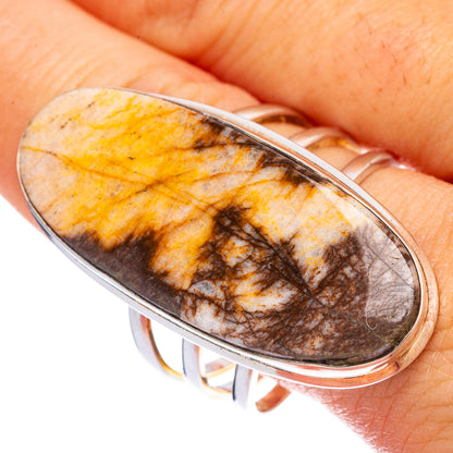 Huge Mookaite Ring Size 12 (925 Sterling Silver) R145294