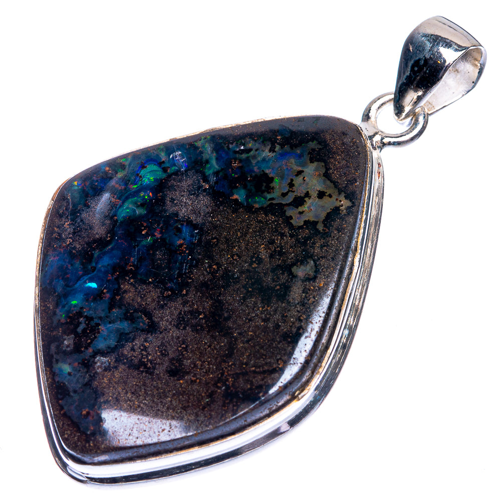Boulder Opal Pendant 1 7/8" (925 Sterling Silver) P39367