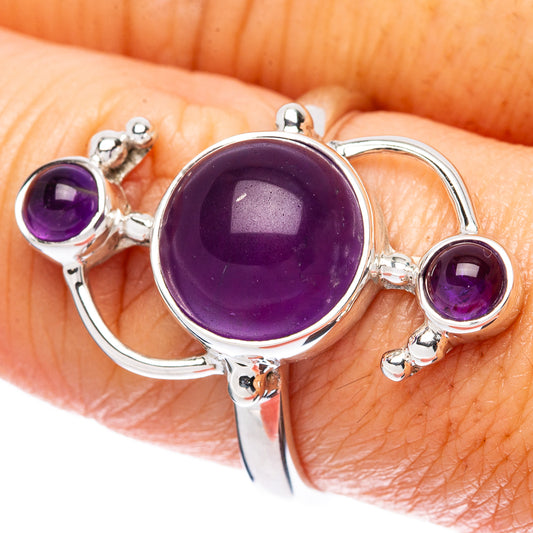Asc Premium Amethyst Ring Size 9 (925 Sterling Silver) R3473