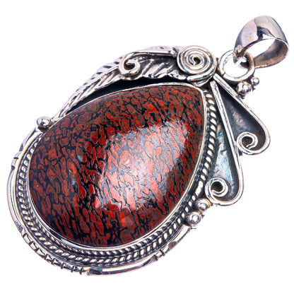 Dinosaur Bone Pendant 1 7/8" (925 Sterling Silver) P38977