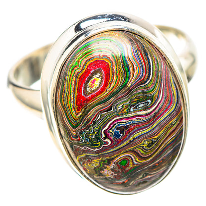 Fordite Ring Size 9 (925 Sterling Silver) RING138737