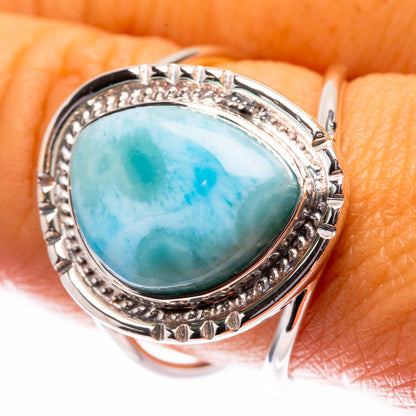 Premium Larimar Ring Size 8.75 (925 Sterling Silver) R141838