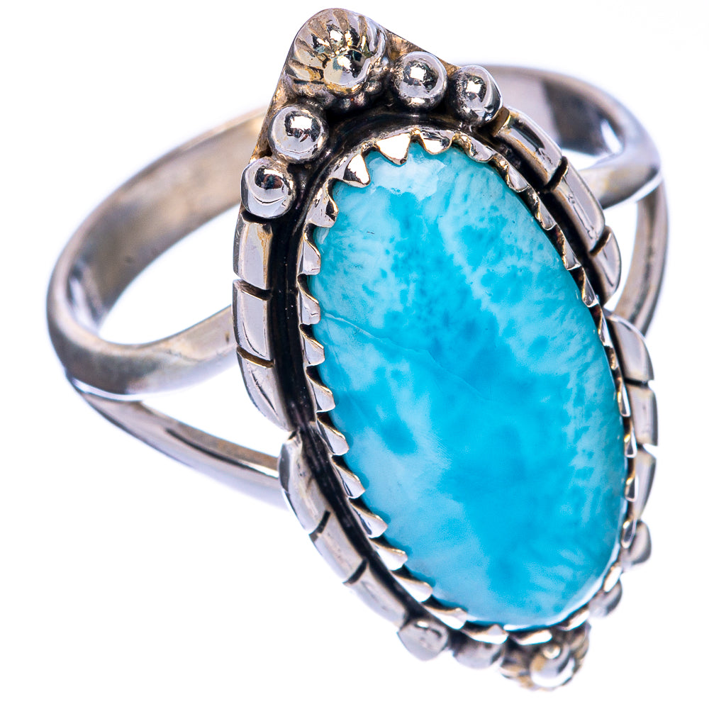 Larimar Ring Size 9 (925 Sterling Silver) R144605