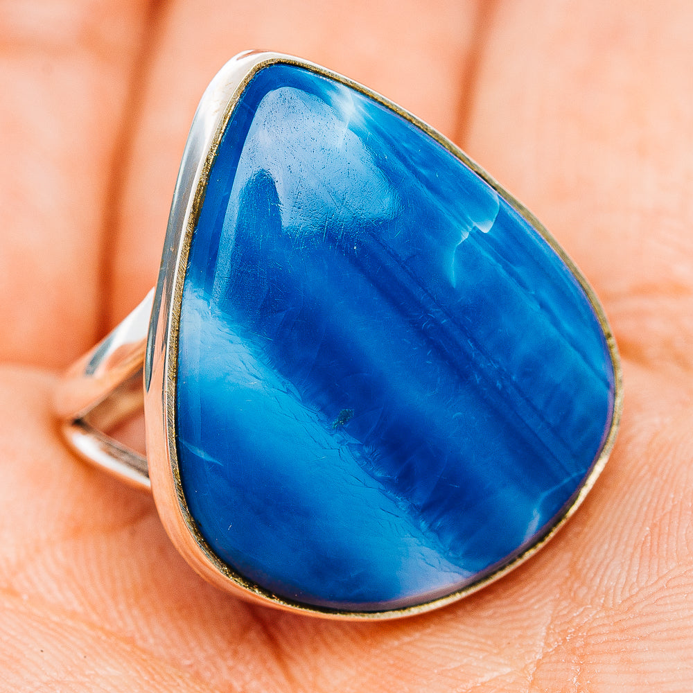 Premium Owyhee Opal Ring Size 9.75 (.925 Sterling Silver)