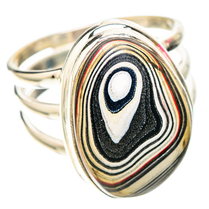 Fordite Ring Size 9.75 (925 Sterling Silver) RING138369